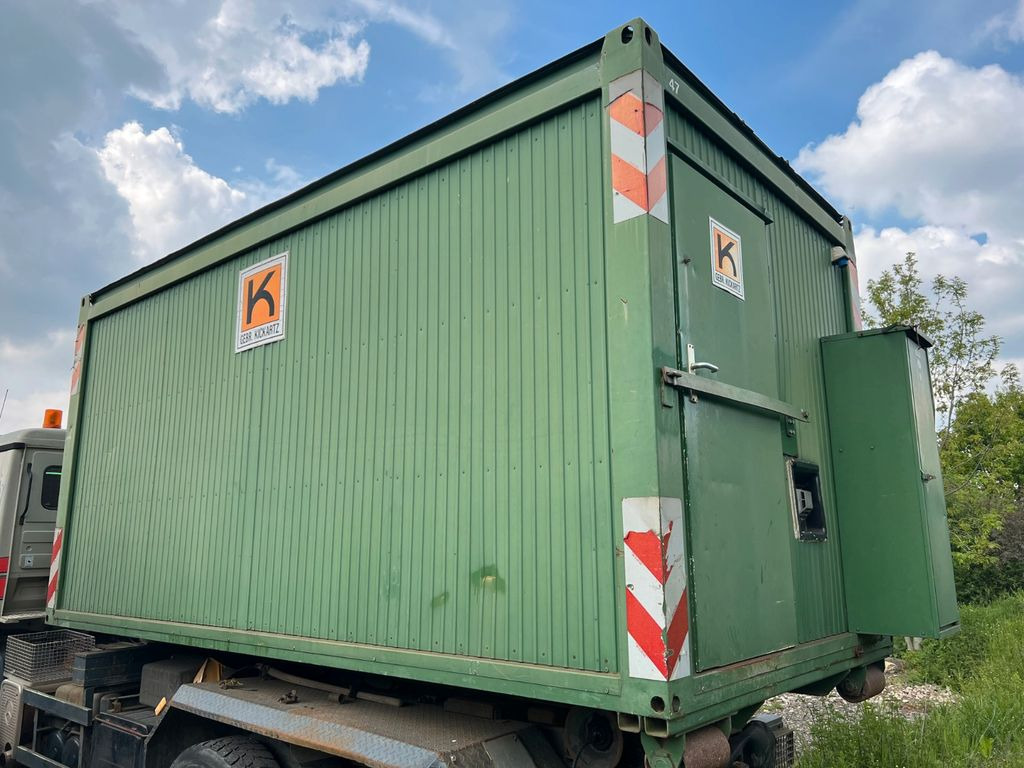 Büro Container mit Heizung Licht Tisch Schränke - Hakenlift/ Absetzkipper System: das Bild 4 Büro Container mit Heizung Licht Tisch Schränke - Hakenlift/ Absetzkipper System: das Bild 4