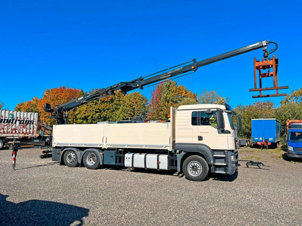 MAN 26.480 6X2 Baustoff mit Kran HIAB Top Zustand MAN 26.480 6X2 Baustoff mit Kran HIAB Top Zustand - Autokran, Pritsche LKW: das Bild 2 MAN 26.480 6X2 Baustoff mit Kran HIAB Top Zustand MAN 26.480 6X2 Baustoff mit Kran HIAB Top Zustand - Autokran, Pritsche LKW: das Bild 2