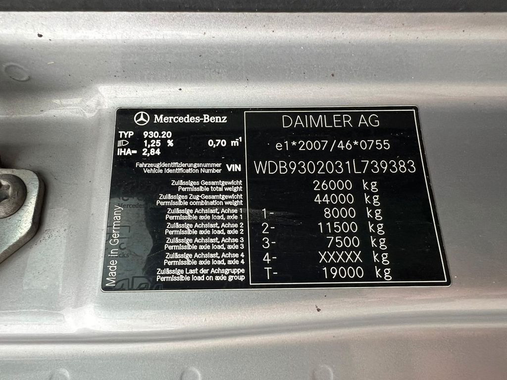 Mercedes-Benz 2544 6X2 VDL Abroller Klima & Retarder - Abrollkipper: das Bild 2 Mercedes-Benz 2544 6X2 VDL Abroller Klima & Retarder - Abrollkipper: das Bild 2
