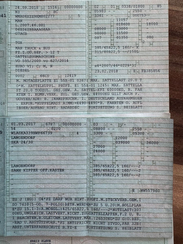 MAN 18.460 4X2 & Langendorf Stahl / Aluminium 24 kub - Sattelzugmaschine: das Bild 2 MAN 18.460 4X2 & Langendorf Stahl / Aluminium 24 kub - Sattelzugmaschine: das Bild 2