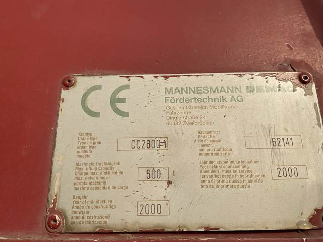 Terex Demag CC2800 - Raupenkran: das Bild 5 Terex Demag CC2800 - Raupenkran: das Bild 5