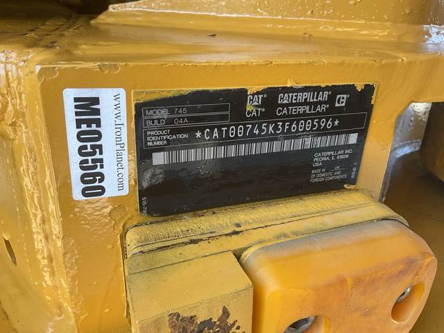 CAT 745 - Knickgelenkter Dumper: das Bild 5 CAT 745 - Knickgelenkter Dumper: das Bild 5