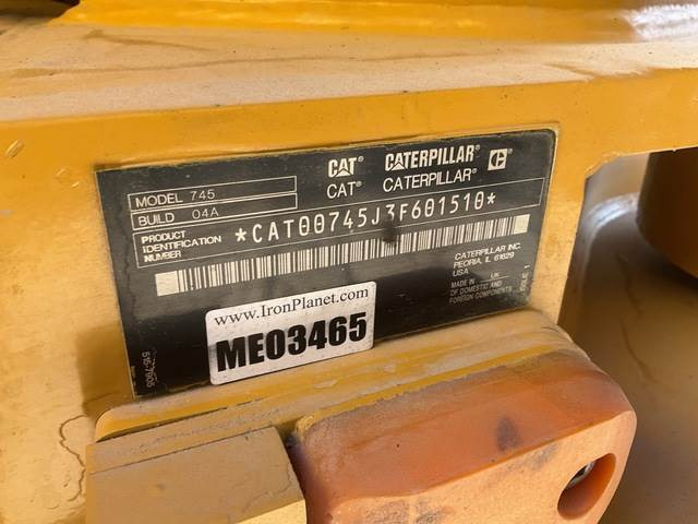 CAT 745 - Knickgelenkter Dumper: das Bild 5 CAT 745 - Knickgelenkter Dumper: das Bild 5