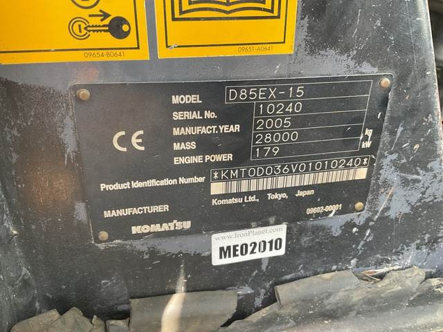 Komatsu D85EX-15 - Bulldozer: das Bild 5 Komatsu D85EX-15 - Bulldozer: das Bild 5