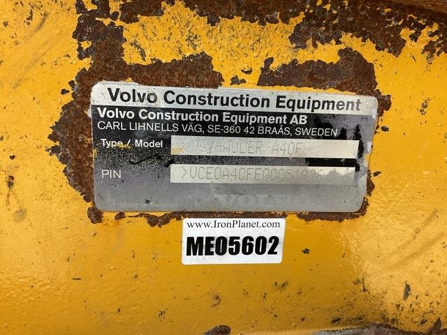 Volvo A40F - Knickgelenkter Dumper: das Bild 5 Volvo A40F - Knickgelenkter Dumper: das Bild 5