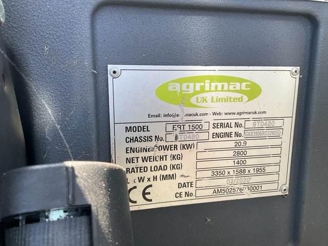 Agrimac ERT1500 - Teleskoplader: das Bild 5 Agrimac ERT1500 - Teleskoplader: das Bild 5