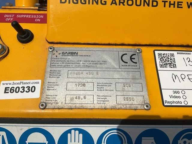 Garbin Fiber 450E - Grabenbagger/ Grabenfräse: das Bild 5 Garbin Fiber 450E - Grabenbagger/ Grabenfräse: das Bild 5