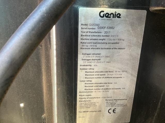 Genie GS5390 - Scherenbühne: das Bild 5 Genie GS5390 - Scherenbühne: das Bild 5