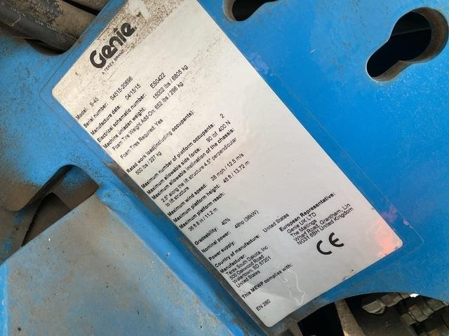 Genie S45 - Teleskopbühne: das Bild 5 Genie S45 - Teleskopbühne: das Bild 5