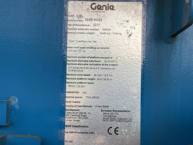 Genie S85 - Gelenkarmbühne: das Bild 5 Genie S85 - Gelenkarmbühne: das Bild 5
