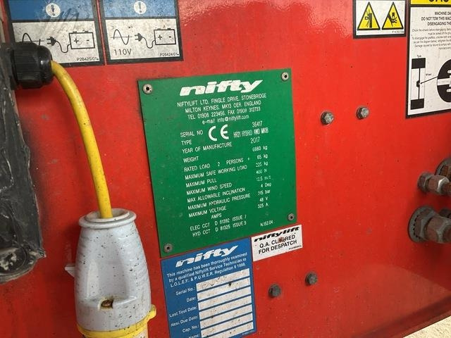 Niftylift HR21 - Gelenkarmbühne: das Bild 5 Niftylift HR21 - Gelenkarmbühne: das Bild 5