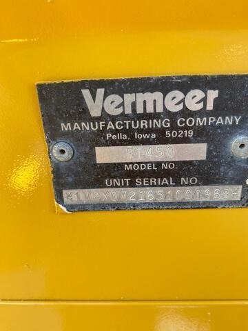 Vermeer RT450 - Grabenbagger/ Grabenfräse: das Bild 5 Vermeer RT450 - Grabenbagger/ Grabenfräse: das Bild 5