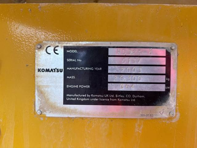 Komatsu HD325-6 - Dumper Starr: das Bild 5 Komatsu HD325-6 - Dumper Starr: das Bild 5