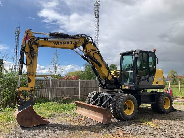 Yanmar B110W - Mobilbagger: das Bild 1 Yanmar B110W - Mobilbagger: das Bild 1
