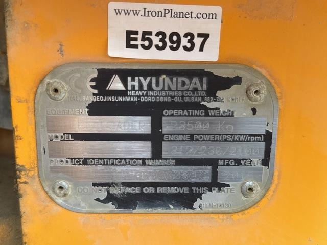 Hyundai HL970 - Radlader: das Bild 5 Hyundai HL970 - Radlader: das Bild 5