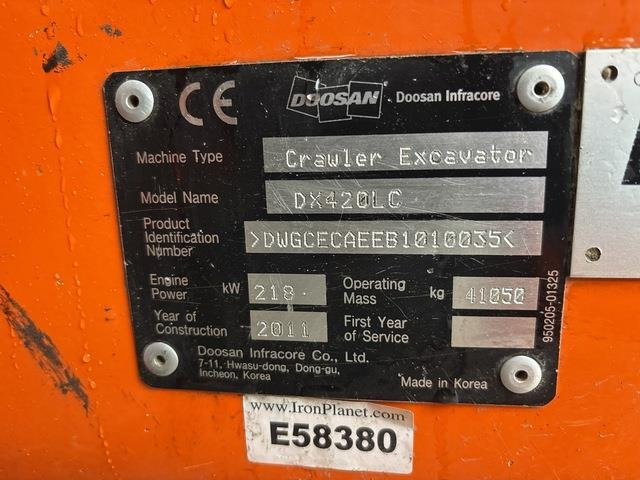 Doosan DX420LC - Kettenbagger: das Bild 5 Doosan DX420LC - Kettenbagger: das Bild 5