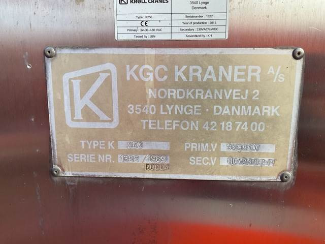 Kroll K250 - Turmkran: das Bild 2 Kroll K250 - Turmkran: das Bild 2