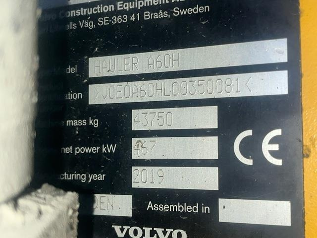 Volvo A60H - Knickgelenkter Dumper: das Bild 5 Volvo A60H - Knickgelenkter Dumper: das Bild 5