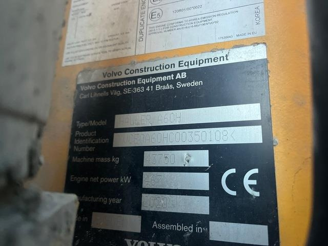 Volvo A60H - Knickgelenkter Dumper: das Bild 5 Volvo A60H - Knickgelenkter Dumper: das Bild 5