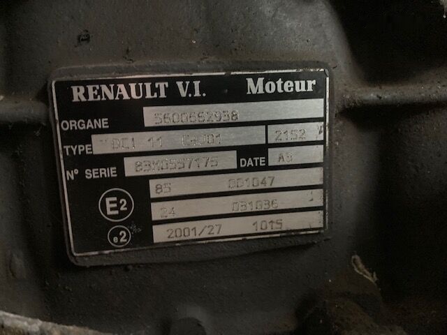 Renault DCI 11 for Renault DCI11 truck for parts - Motor für LKW: das Bild 3 Renault DCI 11 for Renault DCI11 truck for parts - Motor für LKW: das Bild 3