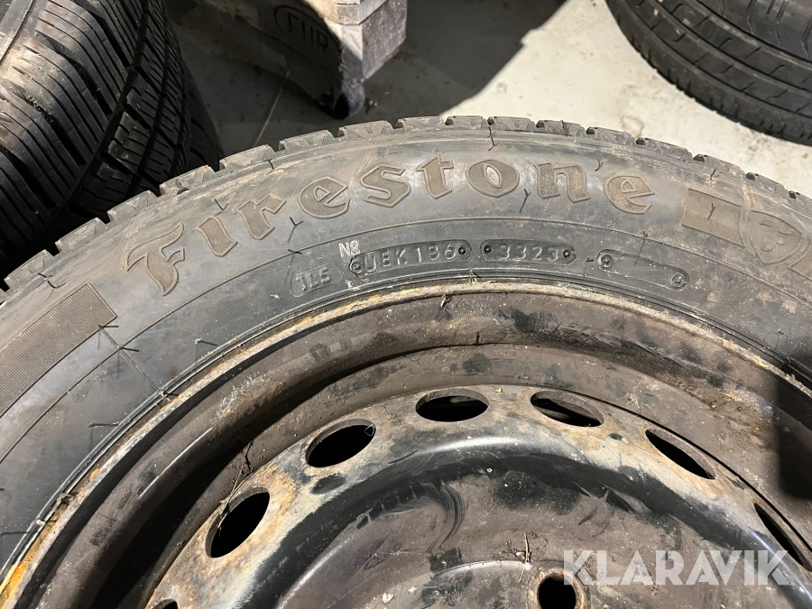 Dæk Firestone/Hankook 215/65R16C - 4 styk - Felgen und Reifen: das Bild 4 Dæk Firestone/Hankook 215/65R16C - 4 styk - Felgen und Reifen: das Bild 4
