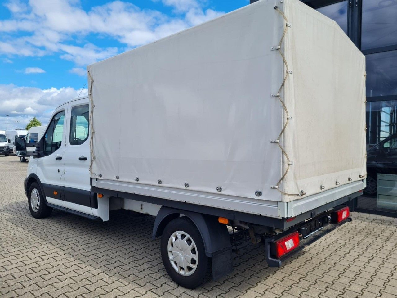 Planen Transporter, Transporter mit Doppelkabine Ford Transit 350 DoKa Plane L3 Trend KLIMA TEMPOMAT: das Bild 7