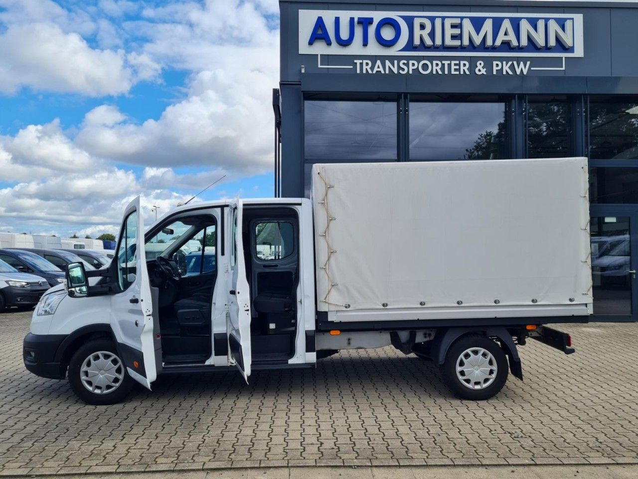 Planen Transporter, Transporter mit Doppelkabine Ford Transit 350 DoKa Plane L3 Trend KLIMA TEMPOMAT: das Bild 20