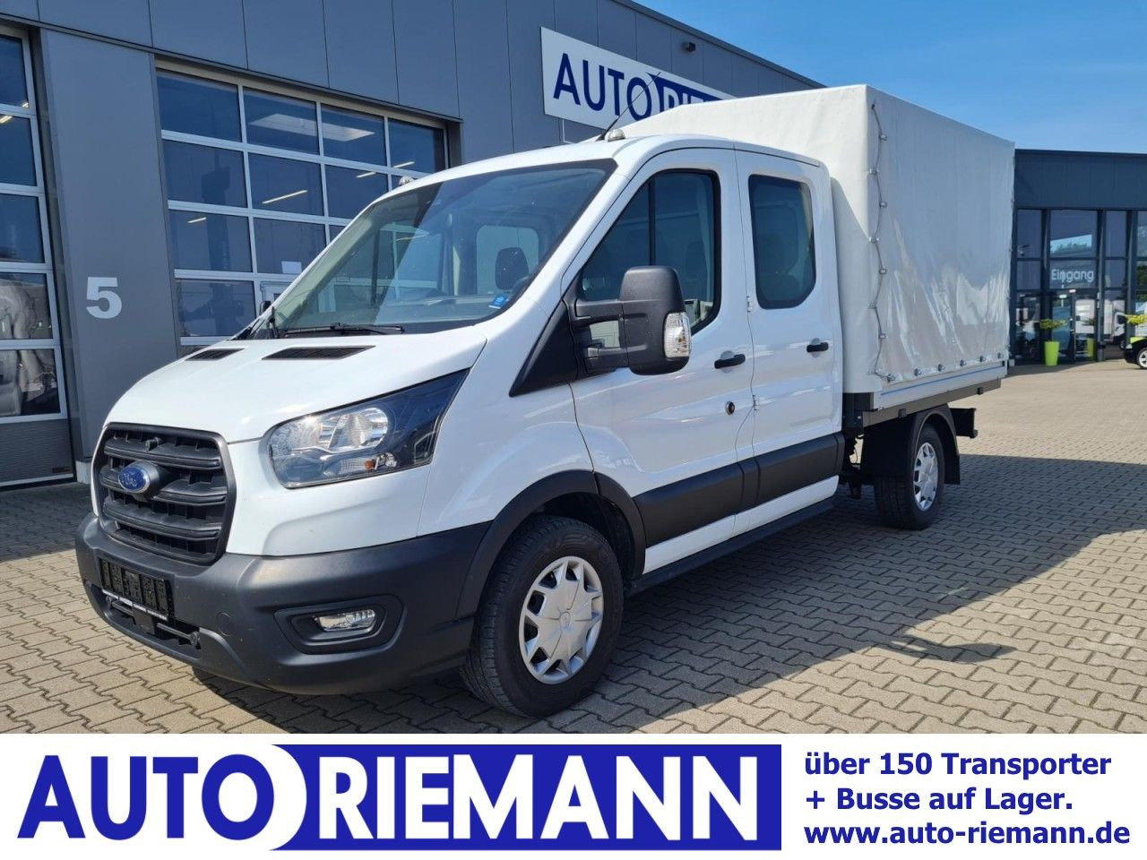 Ford Transit 350 Doka TDci Trend L2 Plane KLIMA TEMPO - Pritsche Transporter, Transporter mit Doppelkabine: das Bild 1 Ford Transit 350 Doka TDci Trend L2 Plane KLIMA TEMPO - Pritsche Transporter, Transporter mit Doppelkabine: das Bild 1
