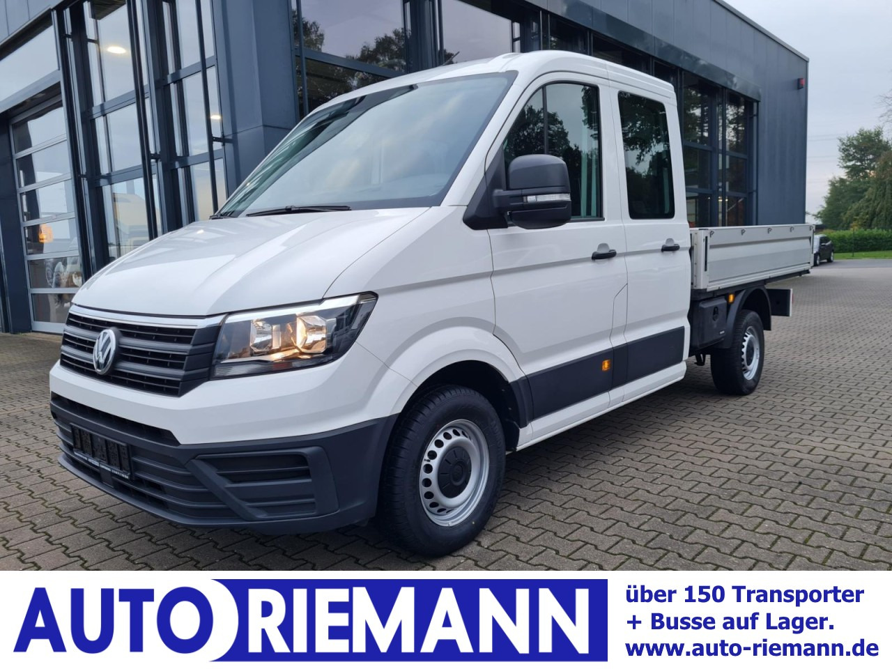 Volkswagen Crafter 35 Doka MR Pritsche AHK Klima 7 Sitzer - Pritsche Transporter, Transporter mit Doppelkabine: das Bild 1 Volkswagen Crafter 35 Doka MR Pritsche AHK Klima 7 Sitzer - Pritsche Transporter, Transporter mit Doppelkabine: das Bild 1