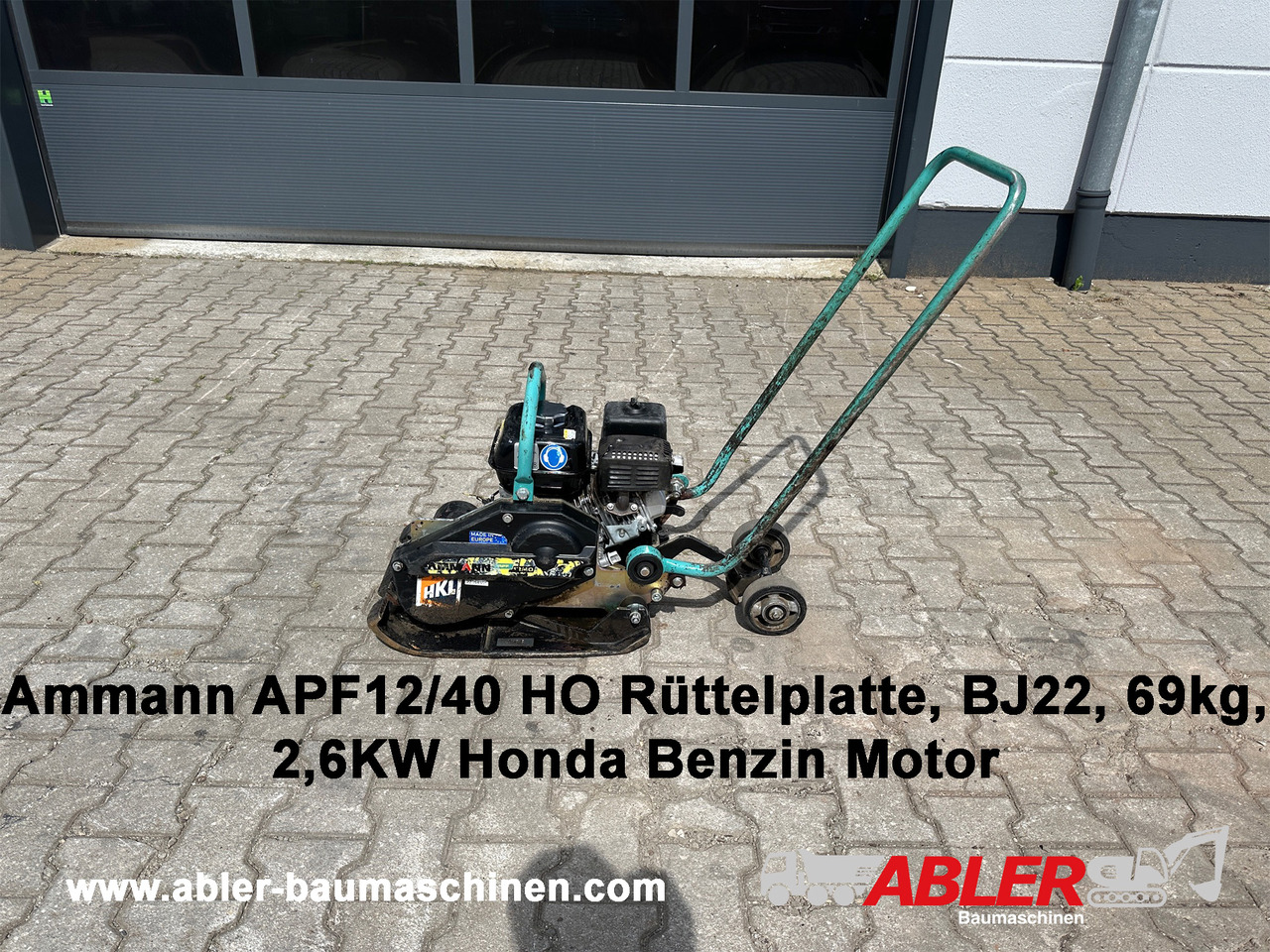 Ammann APF12/40 Rüttelplatte 69 kg - Rüttelplatte: das Bild 1 Ammann APF12/40 Rüttelplatte 69 kg - Rüttelplatte: das Bild 1