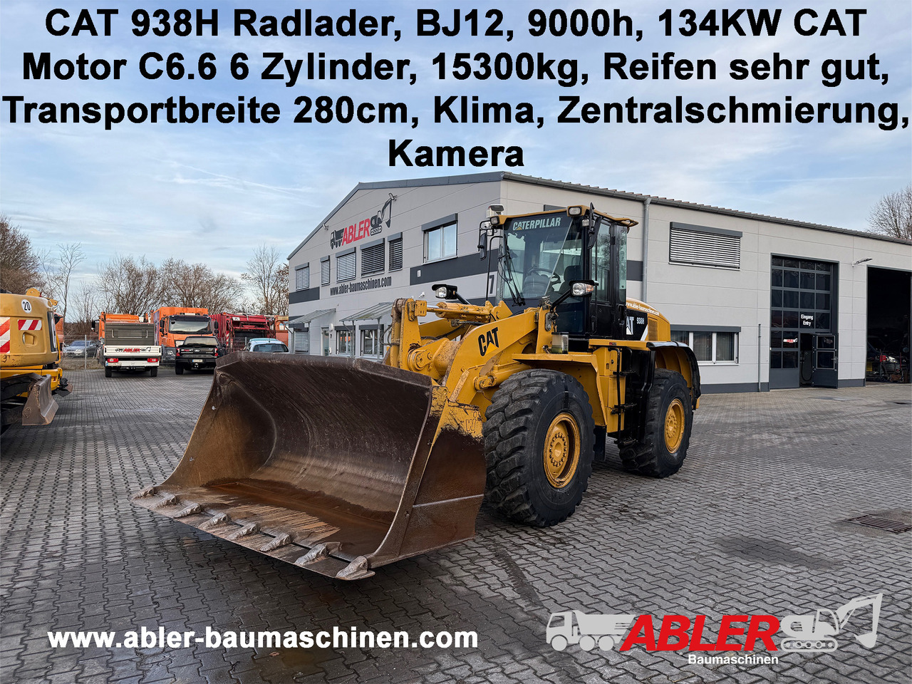 CATERPILLAR 938H Radlader ZS Klima Kamera - Radlader: das Bild 1 CATERPILLAR 938H Radlader ZS Klima Kamera - Radlader: das Bild 1
