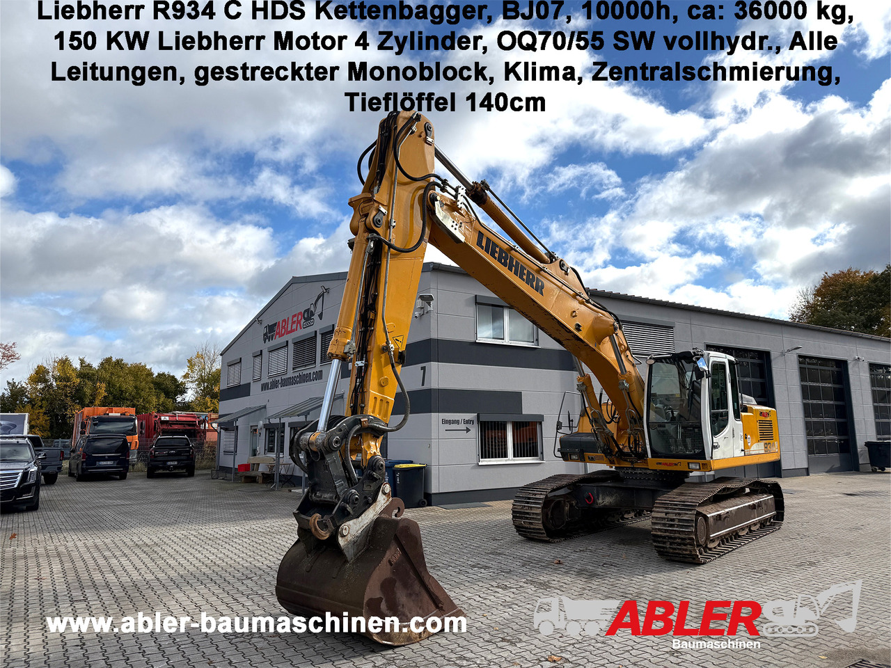 Liebherr R934 C HDS Kettenbagger OQ70/55 ZS - Kettenbagger: das Bild 1 Liebherr R934 C HDS Kettenbagger OQ70/55 ZS - Kettenbagger: das Bild 1