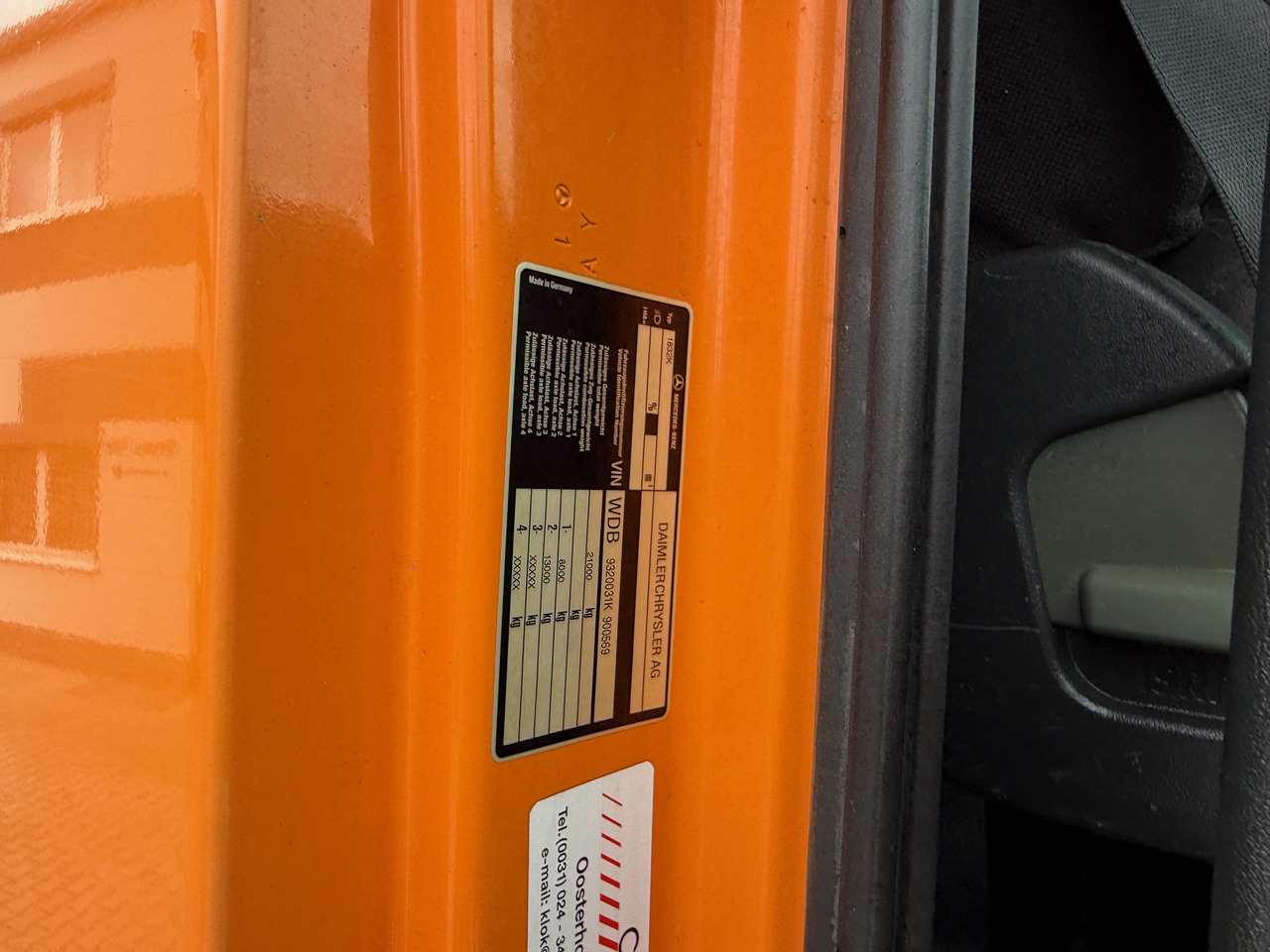 Kipper, Autokran Mercedes-Benz 1832 Actros MP2 3-Seiten-Kipper mit Kran + Funk: das Bild 20