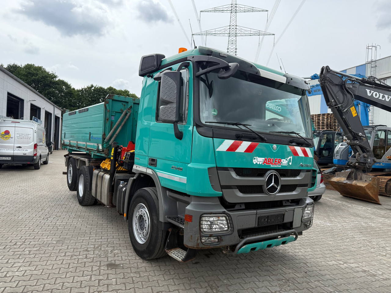 Mercedes-Benz 2548 Actros Kipper Kran Palfinger Bordmatic - Kipper, Autokran: das Bild 4 Mercedes-Benz 2548 Actros Kipper Kran Palfinger Bordmatic - Kipper, Autokran: das Bild 4
