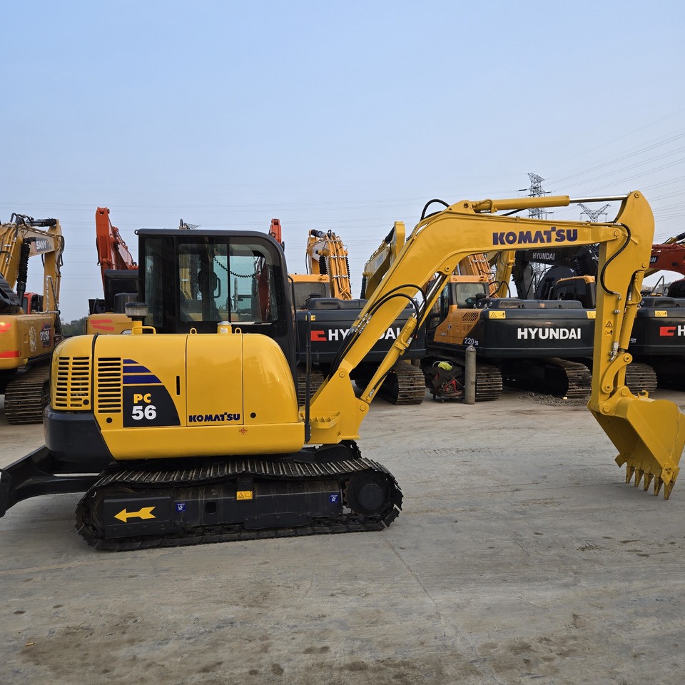KOMATSU PC56 - Minibagger: das Bild 5 KOMATSU PC56 - Minibagger: das Bild 5