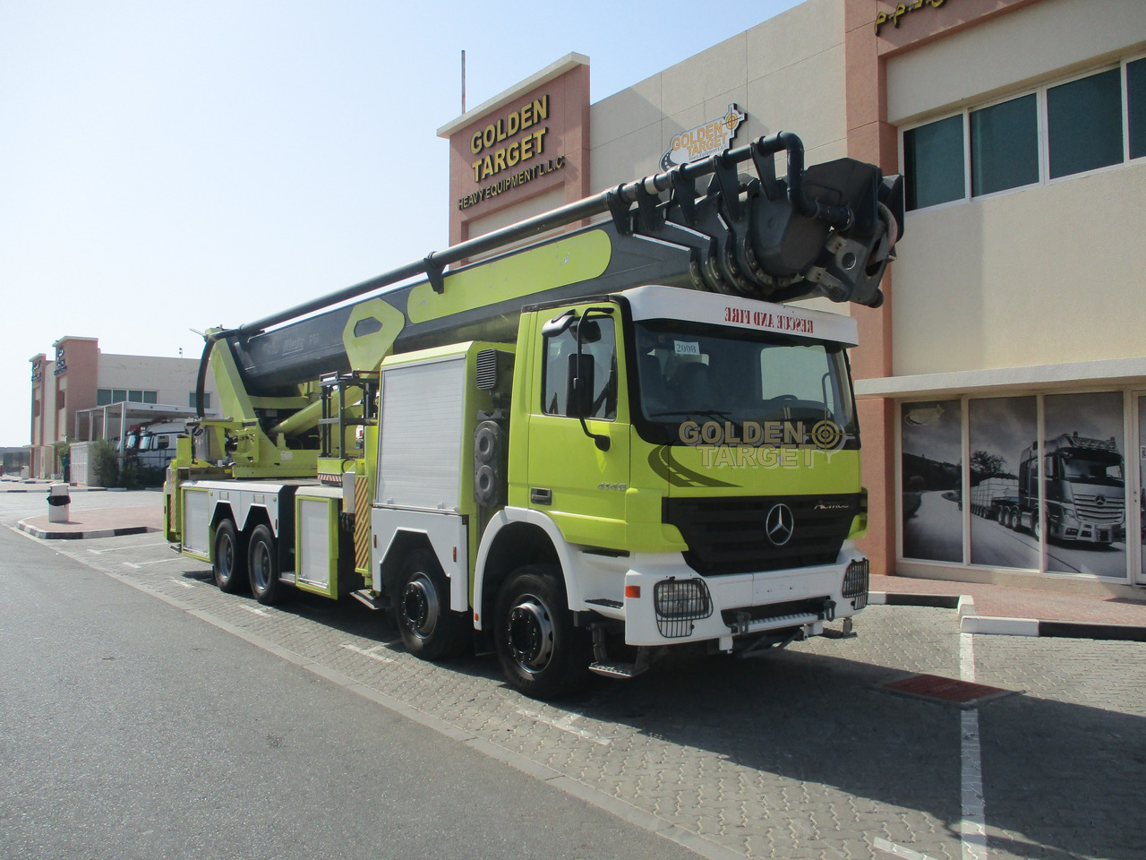 Mercedes ACTROS 4140 8x4 METZ P56 Fire Truck - Feuerwehrfahrzeug: das Bild 1 Mercedes ACTROS 4140 8x4 METZ P56 Fire Truck - Feuerwehrfahrzeug: das Bild 1