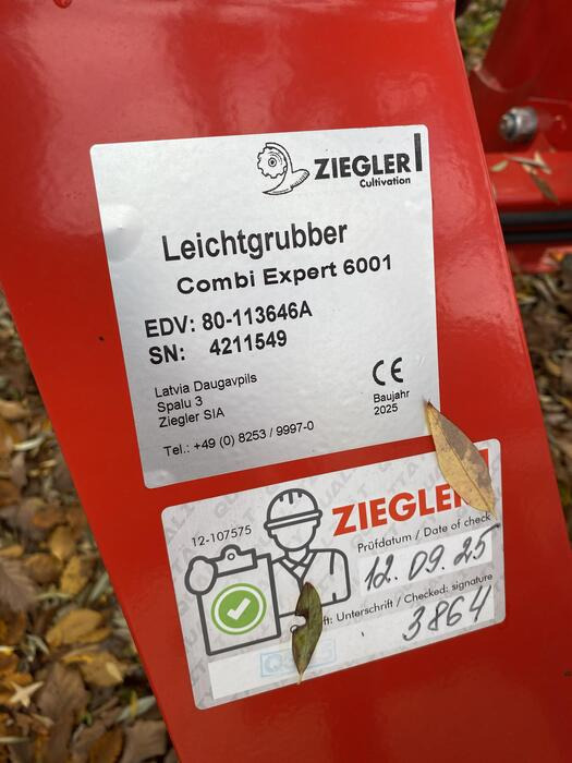Ziegler Leichtgrubber Combi Expert 6001 - Grubber: das Bild 4 Ziegler Leichtgrubber Combi Expert 6001 - Grubber: das Bild 4