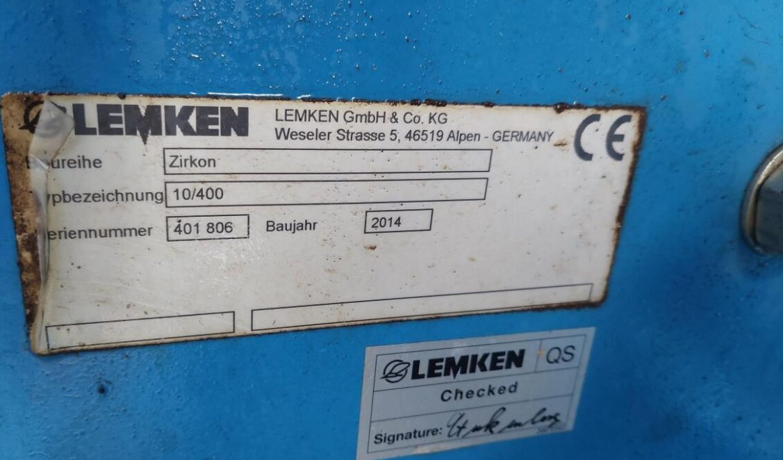 Säkombination Lemken Zirkon 10/400 - Solitair 9-400: das Bild 15