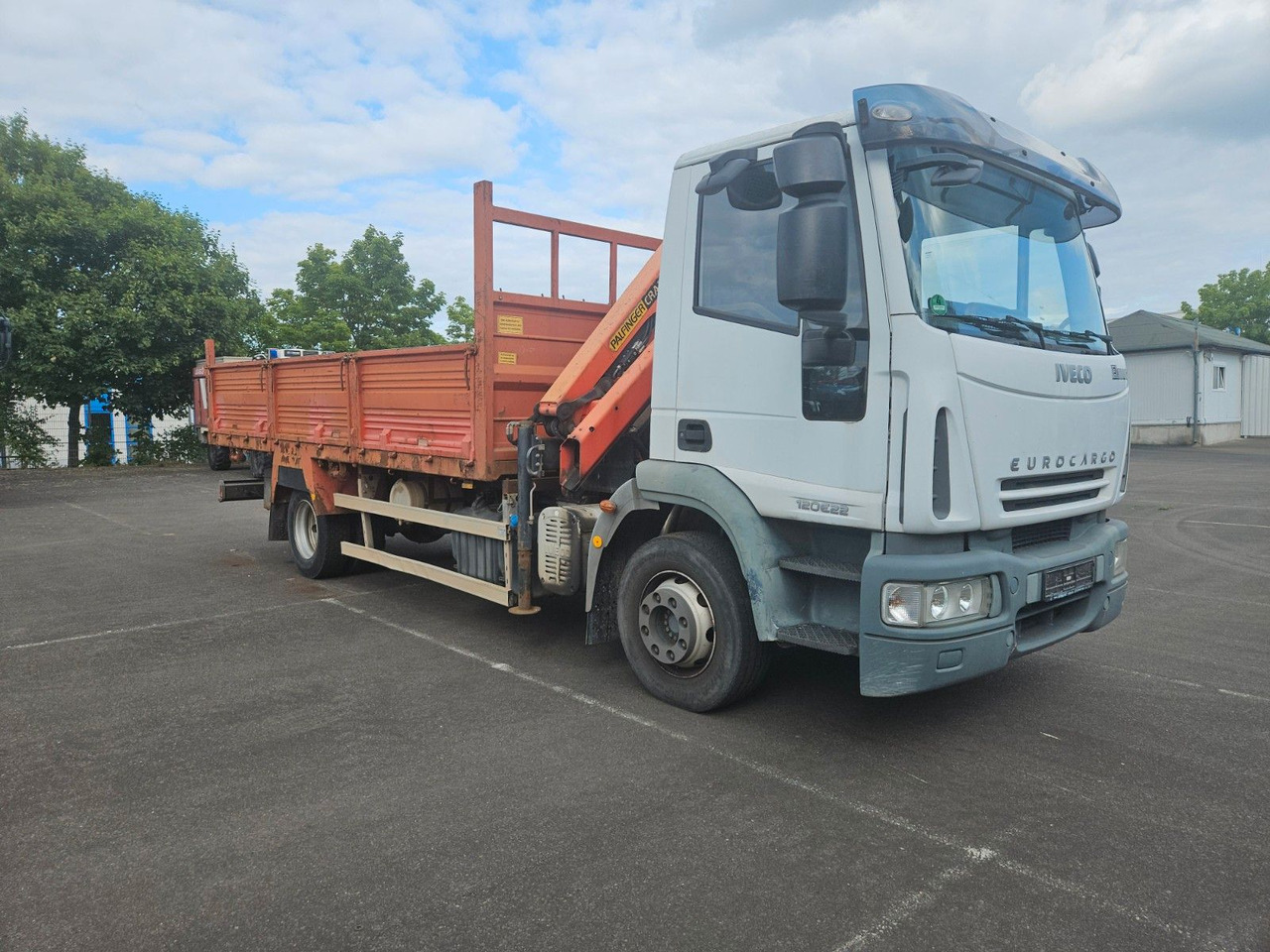 Iveco ML120E22 Pritsche mit Kran Palfinger Funck - Pritsche LKW, Autokran: das Bild 2 Iveco ML120E22 Pritsche mit Kran Palfinger Funck - Pritsche LKW, Autokran: das Bild 2