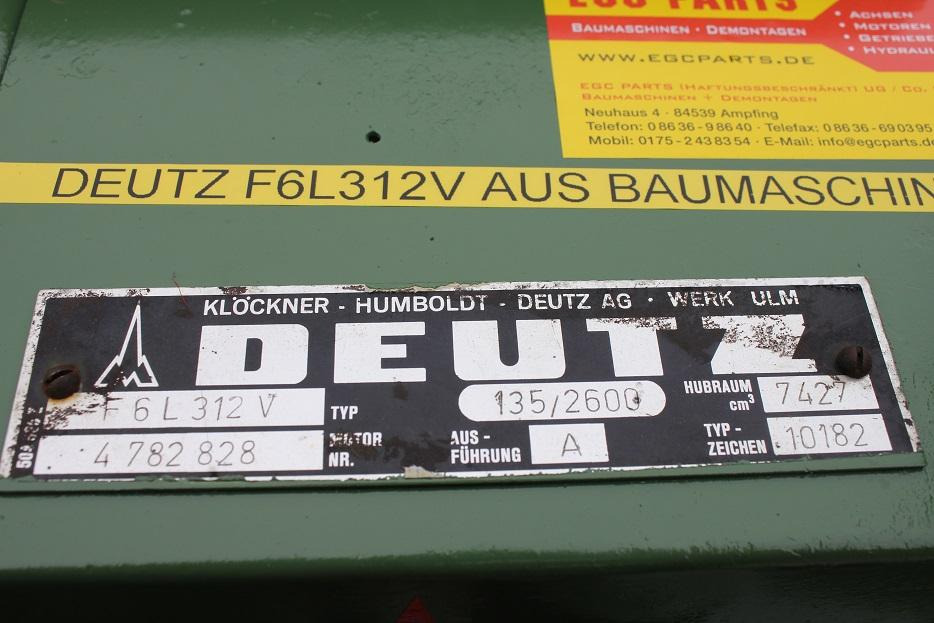 Deutz F6L312V - Motor für Baumaschine: das Bild 3 Deutz F6L312V - Motor für Baumaschine: das Bild 3