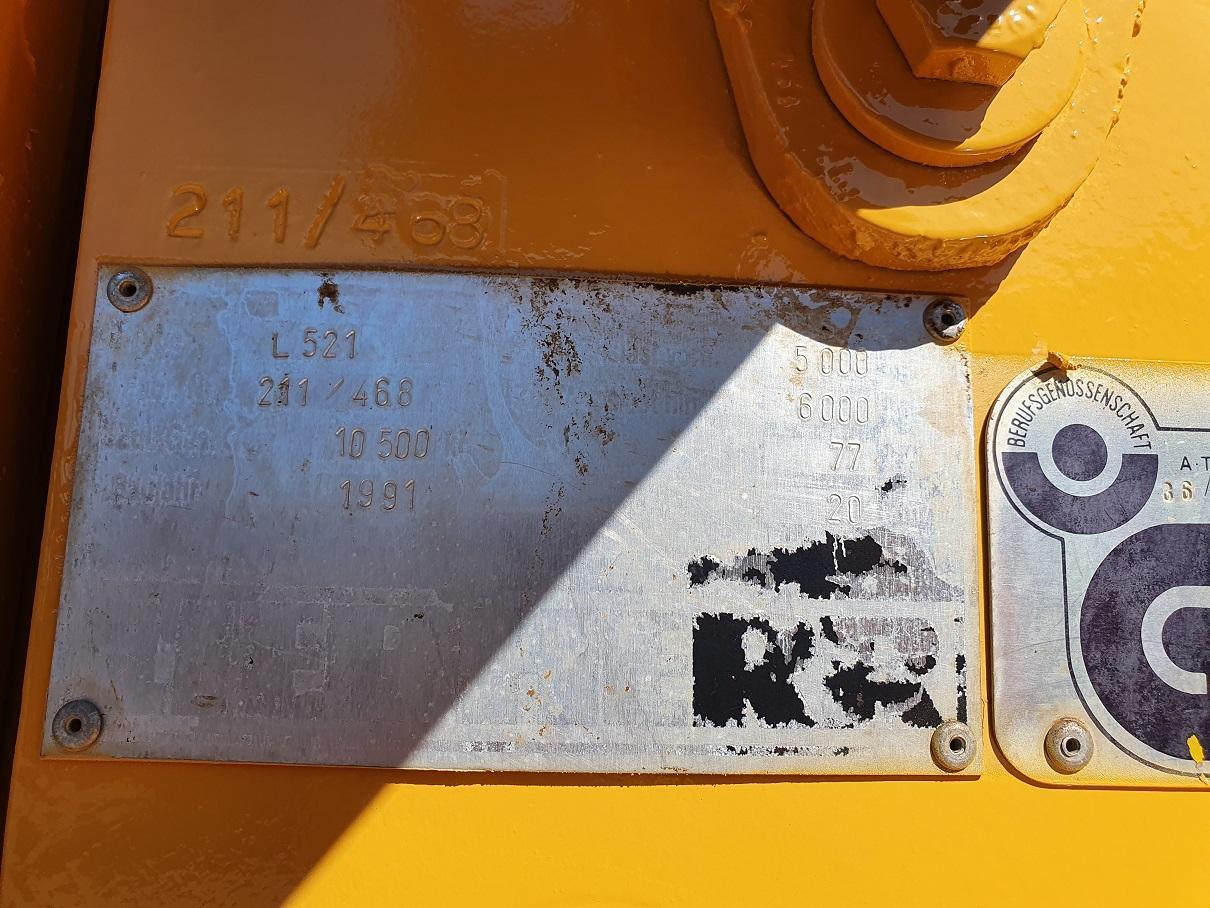Radlader Liebherr L 521: das Bild 13