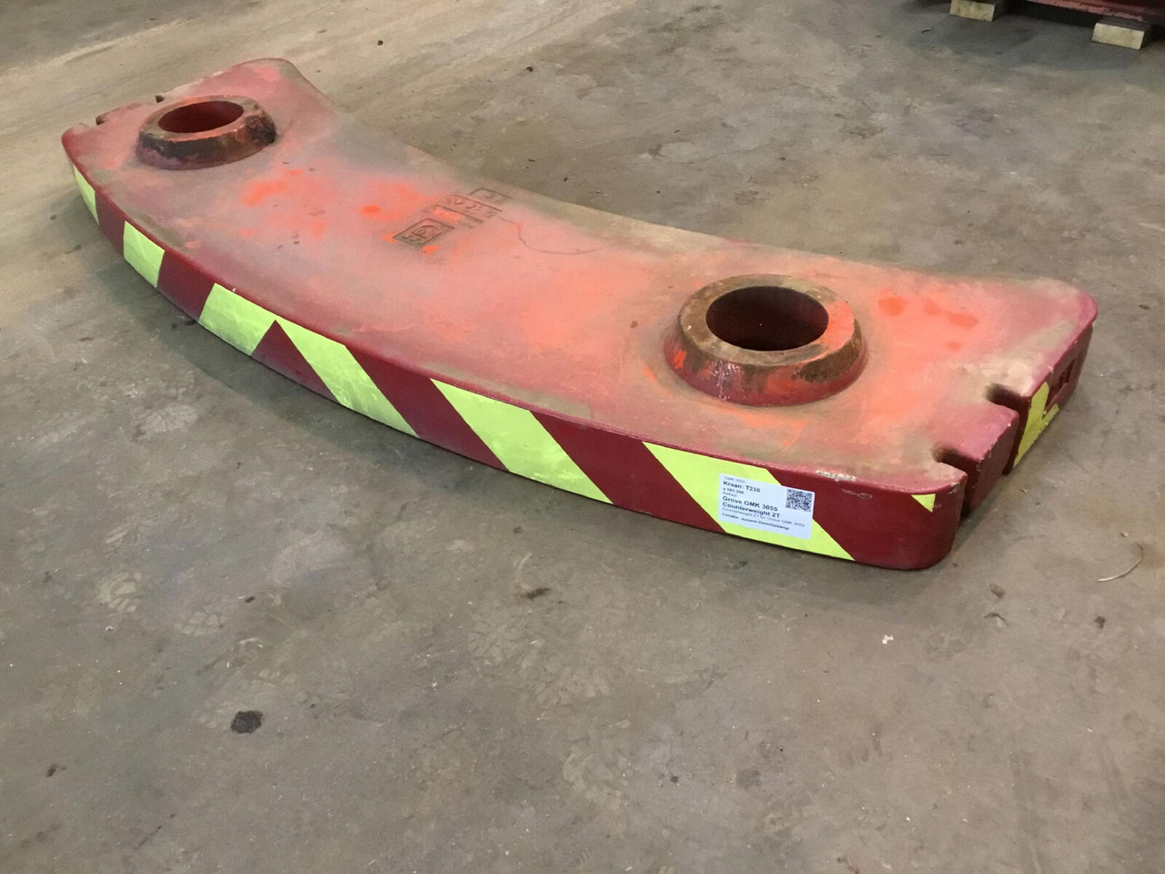 Grove GMK 3055 counterweight 2 ton - Gegengewicht für Mobilkran: das Bild 4 Grove GMK 3055 counterweight 2 ton - Gegengewicht für Mobilkran: das Bild 4