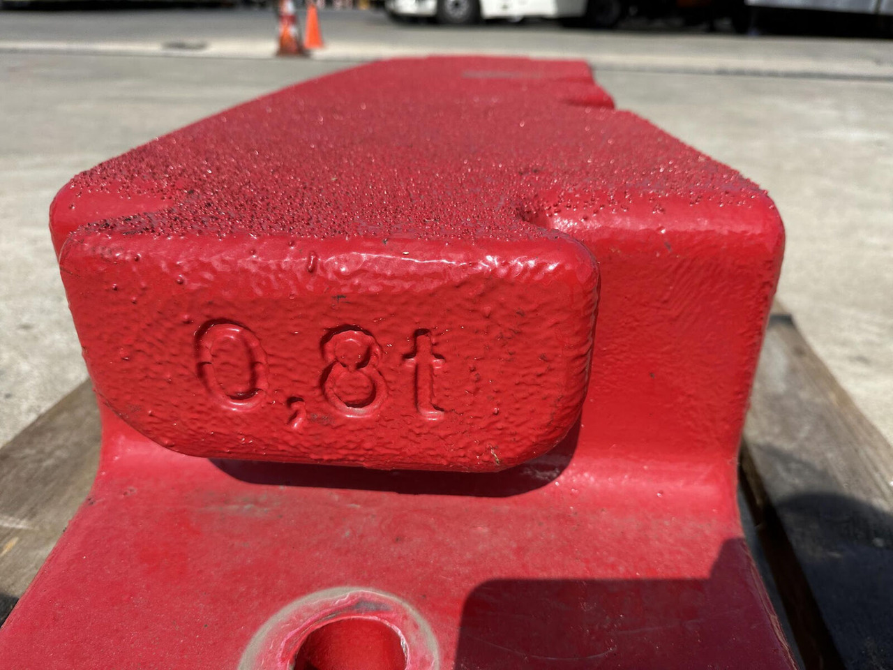 Liebherr LTM 1150-5.3 counterweight 0,8 ton - Gegengewicht für Mobilkran: das Bild 5 Liebherr LTM 1150-5.3 counterweight 0,8 ton - Gegengewicht für Mobilkran: das Bild 5