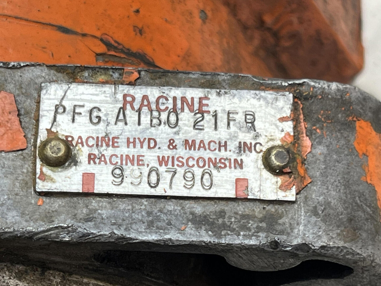 Racine PTO pump FGA1BO21FR - Hydraulikpumpe für Mobilkran: das Bild 5 Racine PTO pump FGA1BO21FR - Hydraulikpumpe für Mobilkran: das Bild 5