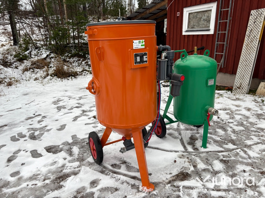 Blästerklocka - med tryckluftsbehållare - Luftkompressor: das Bild 2 Blästerklocka - med tryckluftsbehållare - Luftkompressor: das Bild 2