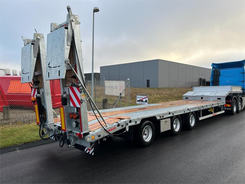 Hangler SDS-H 510-T 3-aks maskintrailer - dobbelt ramper - Tieflader Auflieger: das Bild 1 Hangler SDS-H 510-T 3-aks maskintrailer - dobbelt ramper - Tieflader Auflieger: das Bild 1