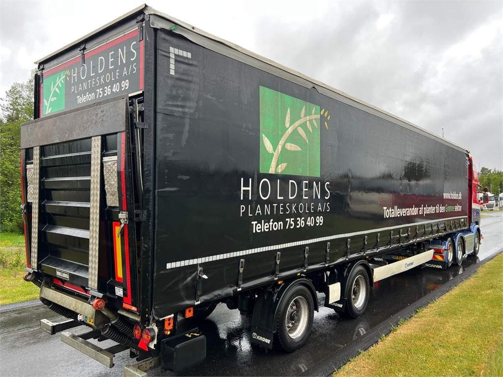 Krone 13,6 mtr gardin - lodretstående lift - Planenauflieger: das Bild 1 Krone 13,6 mtr gardin - lodretstående lift - Planenauflieger: das Bild 1