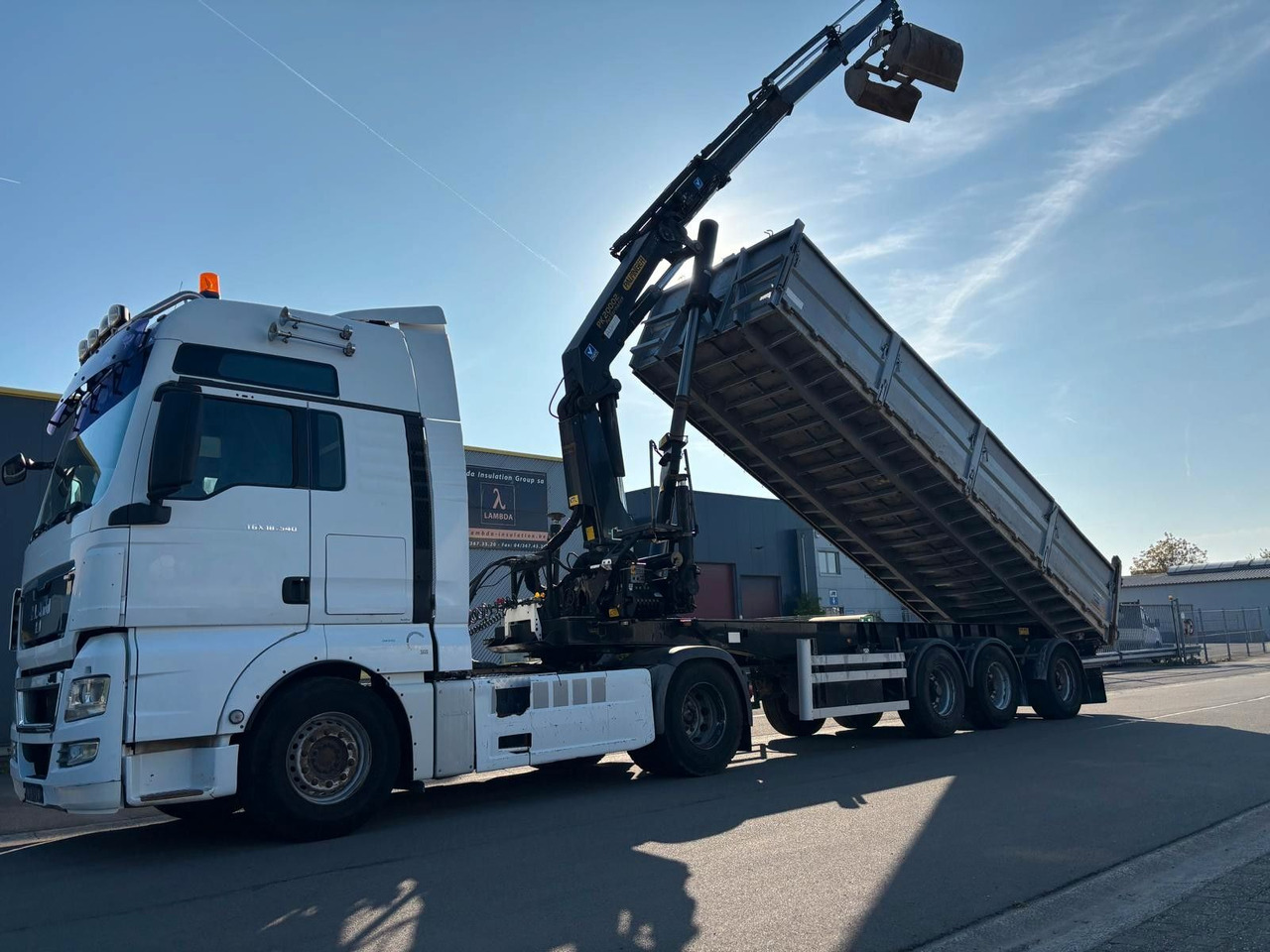 MAN TGX 18.540. Kipper + Kran PK20002. - Autokran: das Bild 1 MAN TGX 18.540. Kipper + Kran PK20002. - Autokran: das Bild 1
