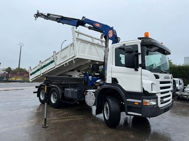Scania PRT 380. 6x4. Kipper + Kran PM 16 Funk. Klima. - Kipper, Autokran: das Bild 3 Scania PRT 380. 6x4. Kipper + Kran PM 16 Funk. Klima. - Kipper, Autokran: das Bild 3