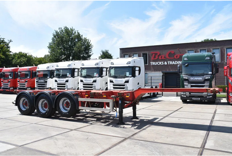 Nooteboom containerchassis - LIFT AXLE - DISC BRAKES - BPW AXLES - 2 x EXTENDABLE - - Container/ Wechselfahrgestell Auflieger: das Bild 1 Nooteboom containerchassis - LIFT AXLE - DISC BRAKES - BPW AXLES - 2 x EXTENDABLE - - Container/ Wechselfahrgestell Auflieger: das Bild 1